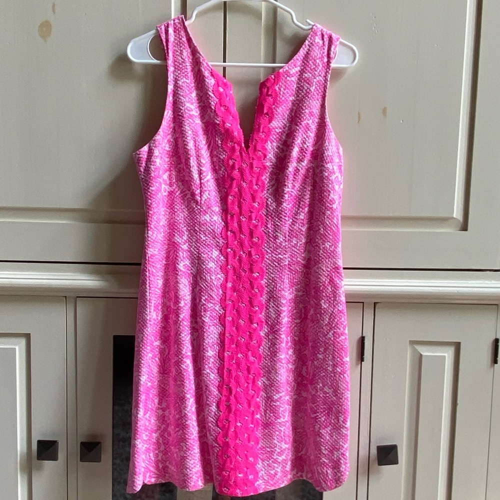 Hot pink Lily Pulitzer dress Size 8